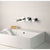 JTP Hugo 2 Handle Wall Mounted Basin Mixer Hp1 - Unbeatable Bathrooms