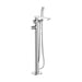 JTP Hugo Floor Mounted Bath Shower Mixer With Kit - Unbeatable Bathrooms