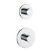 JTP Hugo 2 Handle 2 Outlet Thermostatic Shower Valve On Single Plates - Unbeatable Bathrooms