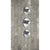 JTP Hugo 3 Handle 2 Outlet Thermostatic Shower Valve On Single Plates - Unbeatable Bathrooms