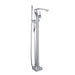 JTP Curve Single Lever Floor Standing Bath Shower Mixer with Kit - Unbeatable Bathrooms