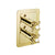 JTP Grosvenor Cross Thermostatic Concealed 2 Outlet 2 Controls Shower Valve - Unbeatable Bathrooms