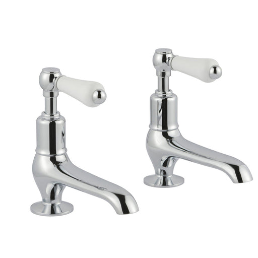 JTP Grosvenor Lever Long Nose Basin Taps, LP 0.2 - Unbeatable Bathrooms