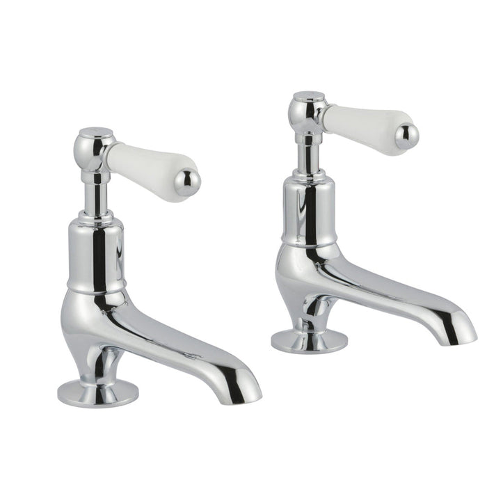 JTP Grosvenor Lever Long Nose Basin Taps, LP 0.2 - Unbeatable Bathrooms