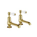 JTP Grosvenor Lever Long Nose Basin Taps, LP 0.2 - Unbeatable Bathrooms