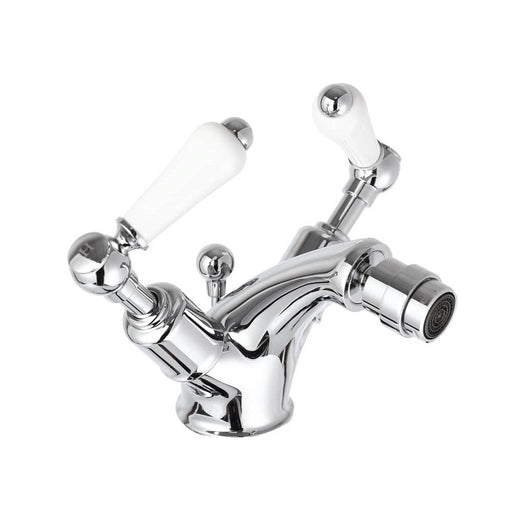JTP Grosvenor Lever Bidet Mixer Tap with Pop Up Waste - Unbeatable Bathrooms