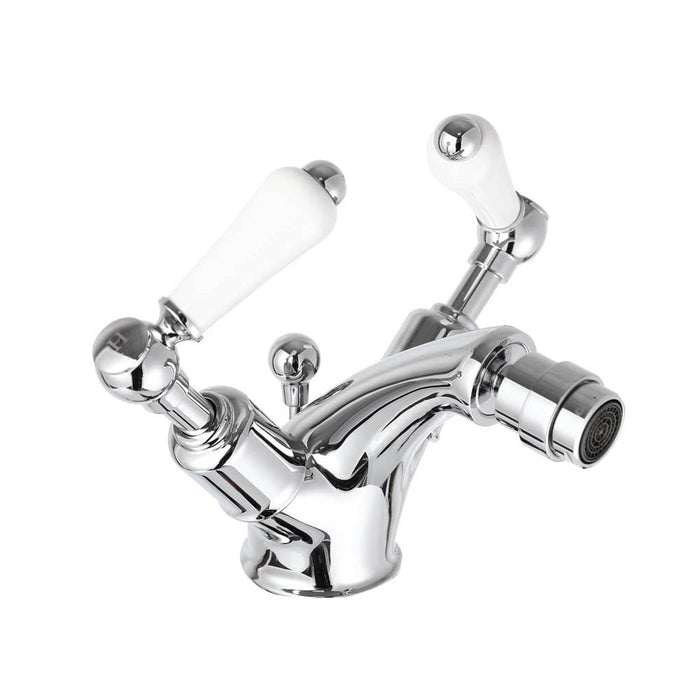 JTP Grosvenor Lever Bidet Mixer Tap with Pop Up Waste - Unbeatable Bathrooms