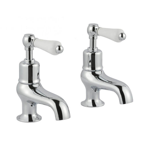 JTP Grosvenor Lever 2 Hole Bath Taps (Pair) - Unbeatable Bathrooms