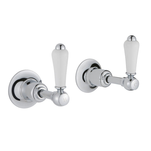 JTP Grosvenor Lever Wall Valves 1/2, LP 0.2 - Unbeatable Bathrooms