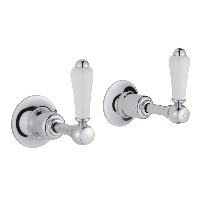 JTP Grosvenor Lever Wall Valves 1/2, LP 0.2 - Unbeatable Bathrooms
