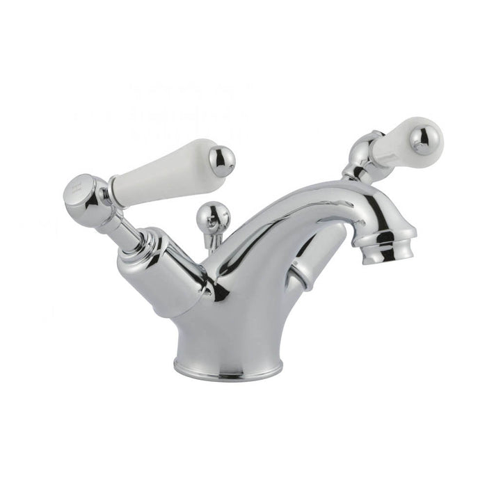 JTP Grosvenor Lever Basin Mixer Tap with Pop Up Waste - Unbeatable Bathrooms