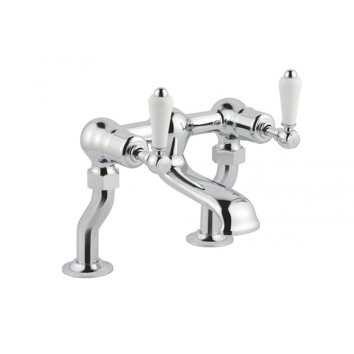 JTP Grosvenor Lever 2 Hole Deck Mounted Bath Filler Tap - Unbeatable Bathrooms