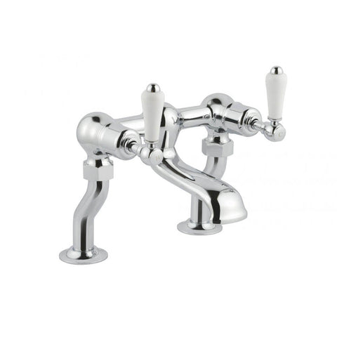 JTP Grosvenor Lever 2 Hole Deck Mounted Bath Filler Tap - Unbeatable Bathrooms
