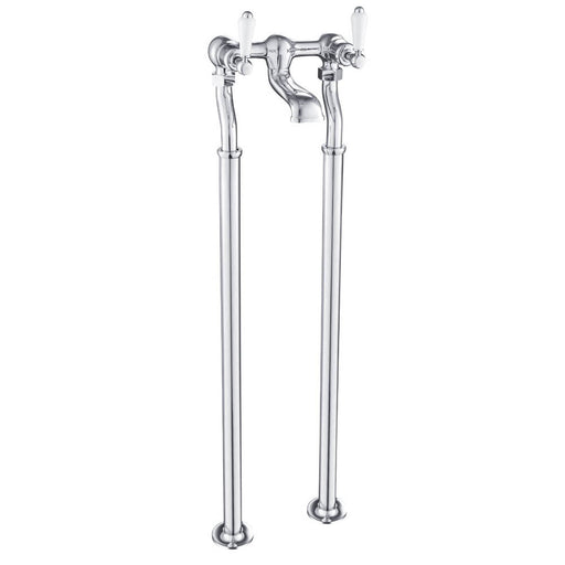 JTP Grosvenor Lever Freestanding Bath Filler Tap - Unbeatable Bathrooms