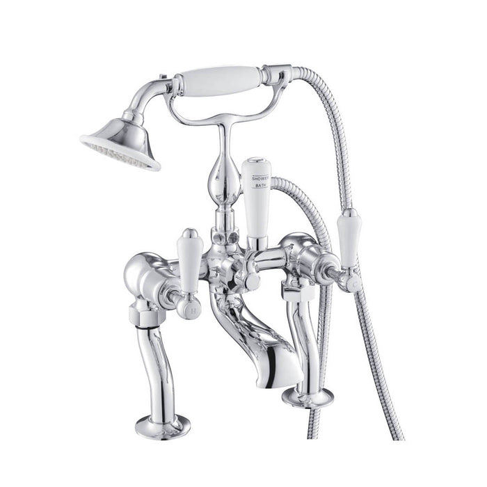 JTP Grosvenor Lever 2 Hole Bath Shower Mixer Tap - Unbeatable Bathrooms