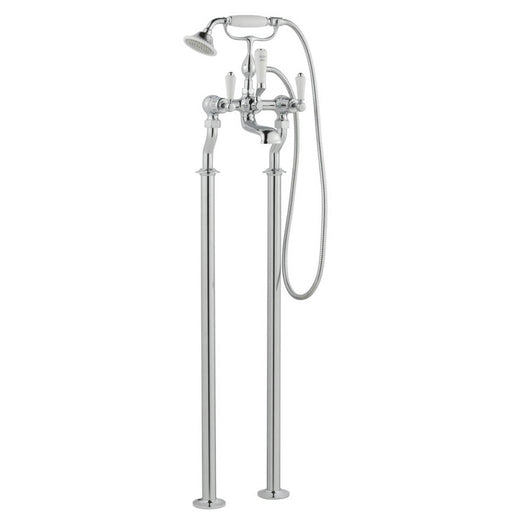 JTP Grosvenor Lever Freestanding Bath Shower Mixer Tap with Kit - Unbeatable Bathrooms