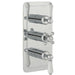 JTP Grosvenor Lever Thermostatic Concealed 3 Outlet Shower Valve, Vertical MP 0.5 - Unbeatable Bathrooms