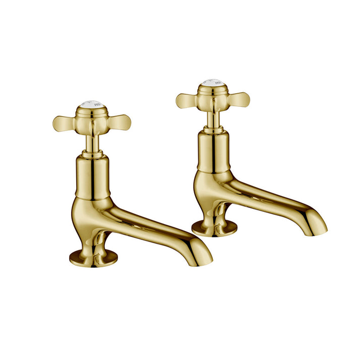JTP Grosvenor Pinch Long Nose Basin Taps, LP 02 - Unbeatable Bathrooms