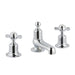 JTP Grosvenor Pinch 3 Hole Deck Mounted Basin Mixer, LP 0.2 - Unbeatable Bathrooms