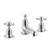 JTP Grosvenor Pinch 3 Hole Deck Mounted Basin Mixer, LP 0.2 - Unbeatable Bathrooms