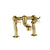 JTP Grosvenor Pinch 2 Hole Deck Mounted Bath Filler Tap - Unbeatable Bathrooms