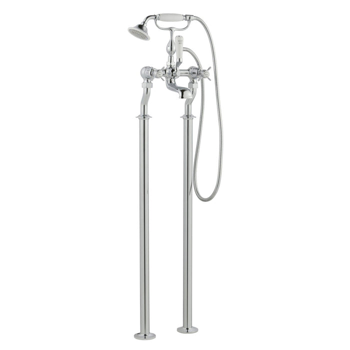 JTP Grosvenor Pinch Bath Shower Mixer With Kit, MP 0.5 - Unbeatable Bathrooms