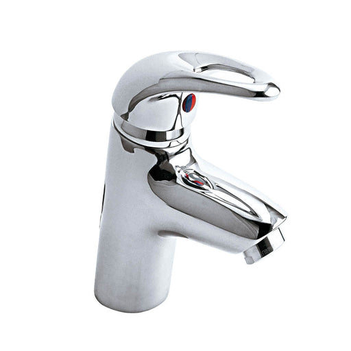 JTP Gio Mini Single Leer Basin Mixer without Pop Up Waste - Unbeatable Bathrooms