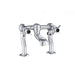 JTP Grosvenor Black Indices Pinch 2 Hole Deck Mounted Bath Filler Tap - Unbeatable Bathrooms