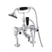 JTP Grosvenor Black Indices Pinch 2 Hole Bath Shower Mixer Tap - Unbeatable Bathrooms
