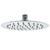 JTP Glide Ultra Thin Round Shower Head - Unbeatable Bathrooms