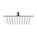 JTP Glide Ultra Thin Square Shower Head - Unbeatable Bathrooms
