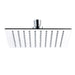 JTP Glide Ultra Thin Square Shower Head - Unbeatable Bathrooms
