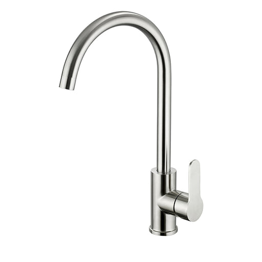 JTP Inox Single Lever Kitchen Sink Mixer Tap Swivel Spout - Unbeatable Bathrooms