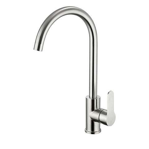 JTP Inox Single Lever Kitchen Sink Mixer Tap Swivel Spout - Unbeatable Bathrooms