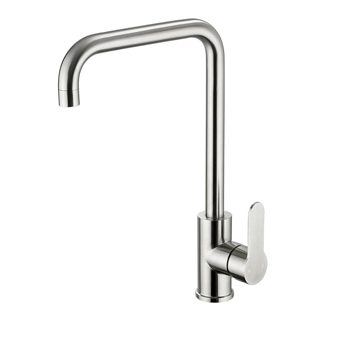 JTP Inox Mono Single Lever Kitchen Sink Mixer Tap Swivel Spout - Unbeatable Bathrooms