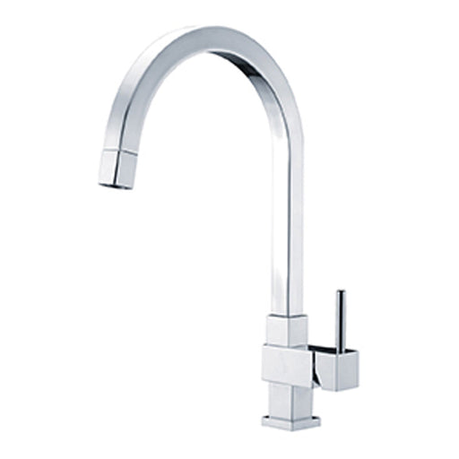 JTP Kubix Pull Out Single Lever Kitchen Sink Mixer Tap Swivel Spout - Unbeatable Bathrooms