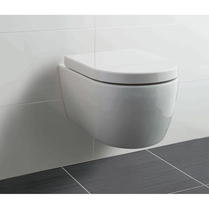 JTP Wall Hung WC Pan & Soft Close Seat - Unbeatable Bathrooms