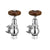 JTP Wooden Handled Radiator Valves (Pair) - Unbeatable Bathrooms