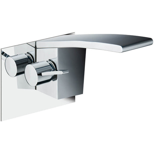 JTP Wings Wall Mounted Single Lever Basin Mixer Tap - Unbeatable Bathrooms