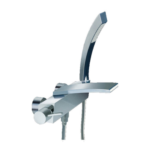 JTP Wings 2 Hole Wall Mounted Single Lever Bath Shower Mixer Tap - Unbeatable Bathrooms