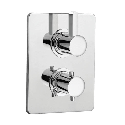 JTP Wings Thermostatic Concealed 1 Outlet 2 Controls Shower Valve - Unbeatable Bathrooms