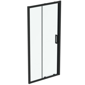 Ideal Standard Connect 2 Silk Black Slider Door - Unbeatable Bathrooms