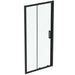 Ideal Standard Connect 2 Silk Black Slider Door - Unbeatable Bathrooms