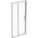 Ideal Standard Connect 2 Rectangle Shower Enclosure with 2 Sliding Doors & Idealclean Clear Glass - Unbeatable Bathrooms
