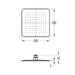 Flova Slimline Square Rain Shower - Unbeatable Bathrooms