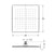 Flova Slimline Square Rain Shower - Unbeatable Bathrooms