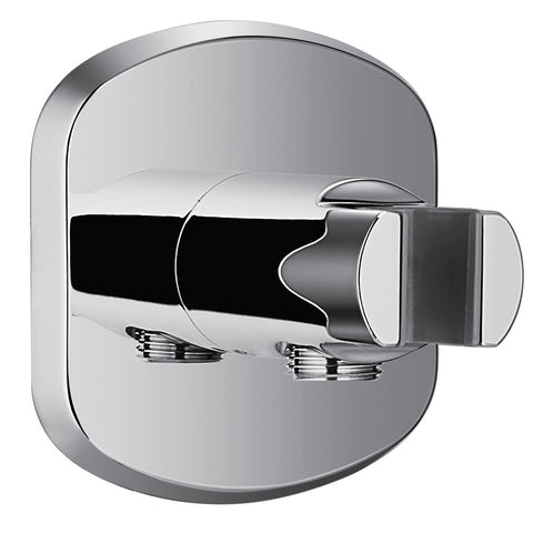 Flova Oval Wall Outlet Elbow with Handset Holder - Unbeatable Bathrooms