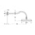 Flova Liberty Brass Wall Mounted Shower Arm - Unbeatable Bathrooms