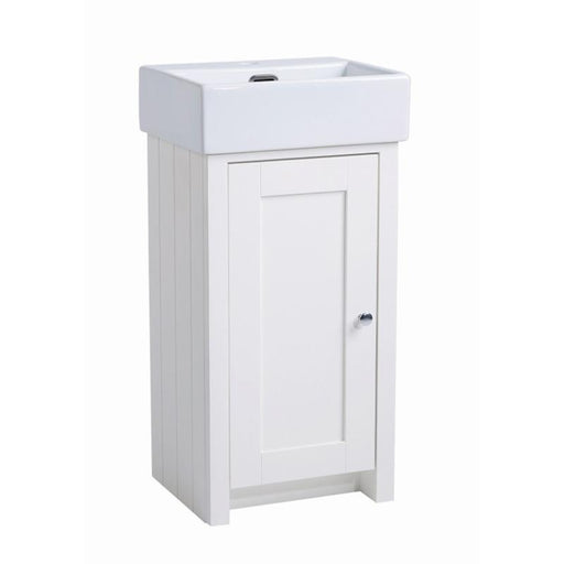 Tavistock Lansdown 450mm Cloakroom Vanity Unit - Floor Standing 1 Door Unit - Unbeatable Bathrooms
