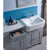 Tavistock Lansdown 600mm Vanity Unit - Floor Standing 2 Door Unit with Semi-Countertop Basin - Unbeatable Bathrooms